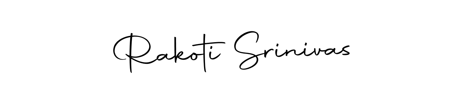 if you are searching for the best signature style for your name Rakoti Srinivas. so please give up your signature search. here we have designed multiple signature styles  using Autography-DOLnW. Rakoti Srinivas signature style 10 images and pictures png