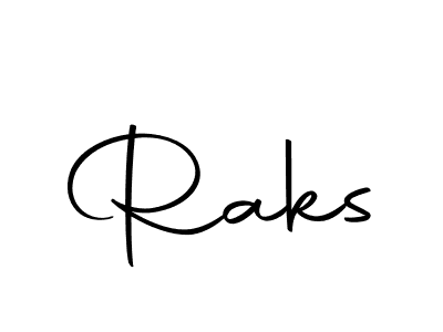 Make a beautiful signature design for name Raks. Use this online signature maker to create a handwritten signature for free. Raks signature style 10 images and pictures png