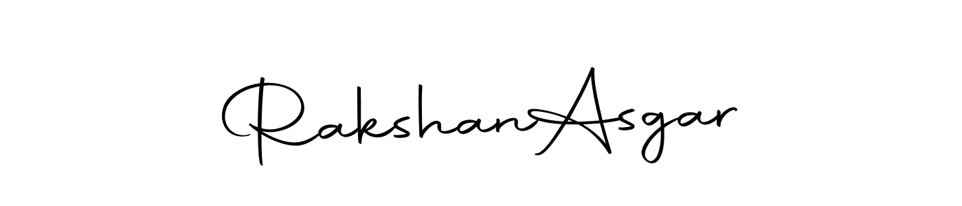 Also we have Rakshan  Asgar name is the best signature style. Create professional handwritten signature collection using Autography-DOLnW autograph style. Rakshan  Asgar signature style 10 images and pictures png