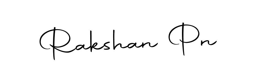 Similarly Autography-DOLnW is the best handwritten signature design. Signature creator online .You can use it as an online autograph creator for name Rakshan Pn. Rakshan Pn signature style 10 images and pictures png