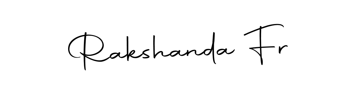 Rakshanda Fr stylish signature style. Best Handwritten Sign (Autography-DOLnW) for my name. Handwritten Signature Collection Ideas for my name Rakshanda Fr. Rakshanda Fr signature style 10 images and pictures png