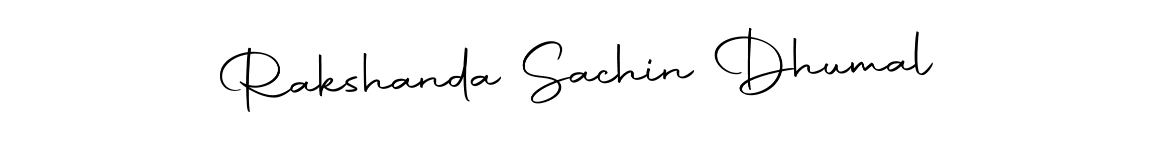 Also You can easily find your signature by using the search form. We will create Rakshanda Sachin Dhumal name handwritten signature images for you free of cost using Autography-DOLnW sign style. Rakshanda Sachin Dhumal signature style 10 images and pictures png