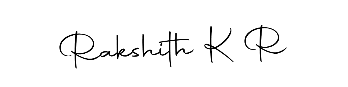 Rakshith K R stylish signature style. Best Handwritten Sign (Autography-DOLnW) for my name. Handwritten Signature Collection Ideas for my name Rakshith K R. Rakshith K R signature style 10 images and pictures png