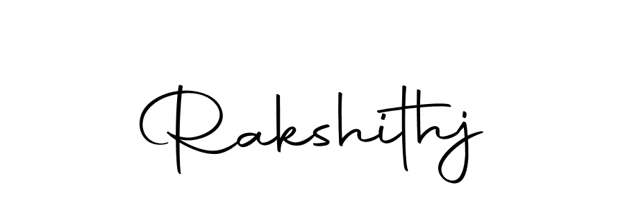 Rakshithj stylish signature style. Best Handwritten Sign (Autography-DOLnW) for my name. Handwritten Signature Collection Ideas for my name Rakshithj. Rakshithj signature style 10 images and pictures png