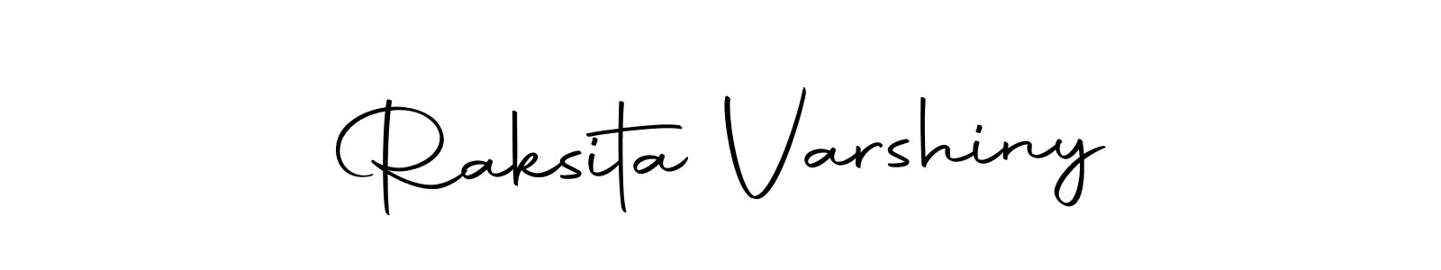 Make a beautiful signature design for name Raksita Varshiny. With this signature (Autography-DOLnW) style, you can create a handwritten signature for free. Raksita Varshiny signature style 10 images and pictures png
