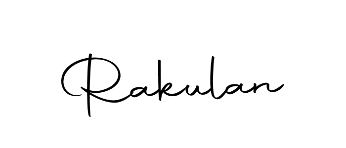 Create a beautiful signature design for name Rakulan. With this signature (Autography-DOLnW) fonts, you can make a handwritten signature for free. Rakulan signature style 10 images and pictures png