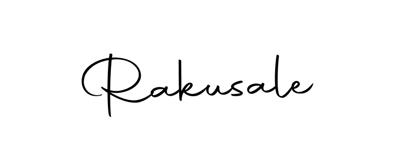 How to make Rakusale name signature. Use Autography-DOLnW style for creating short signs online. This is the latest handwritten sign. Rakusale signature style 10 images and pictures png