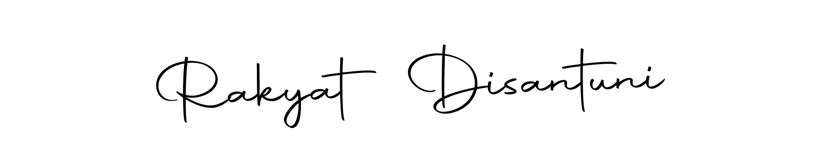 Create a beautiful signature design for name Rakyat Disantuni. With this signature (Autography-DOLnW) fonts, you can make a handwritten signature for free. Rakyat Disantuni signature style 10 images and pictures png