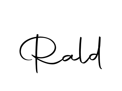 Similarly Autography-DOLnW is the best handwritten signature design. Signature creator online .You can use it as an online autograph creator for name Rald. Rald signature style 10 images and pictures png