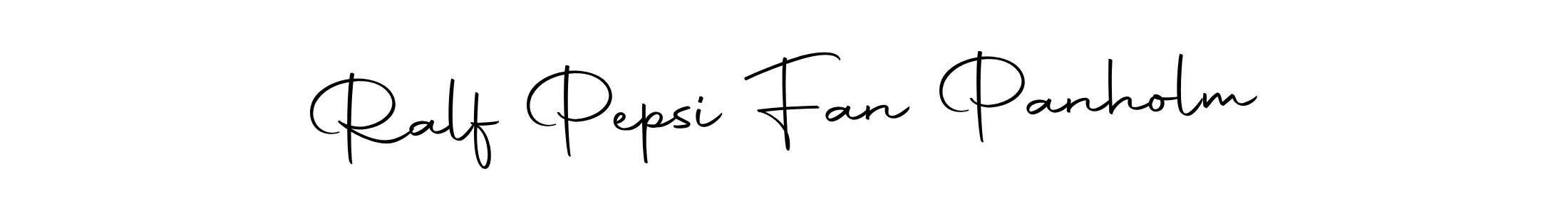 Create a beautiful signature design for name Ralf Pepsi Fan Panholm. With this signature (Autography-DOLnW) fonts, you can make a handwritten signature for free. Ralf Pepsi Fan Panholm signature style 10 images and pictures png