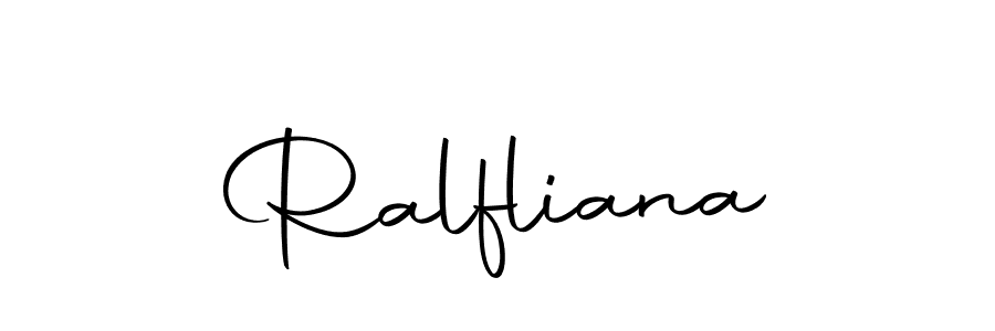 if you are searching for the best signature style for your name Ralfliana. so please give up your signature search. here we have designed multiple signature styles  using Autography-DOLnW. Ralfliana signature style 10 images and pictures png