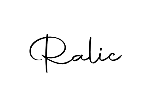 Make a beautiful signature design for name Ralic. With this signature (Autography-DOLnW) style, you can create a handwritten signature for free. Ralic signature style 10 images and pictures png