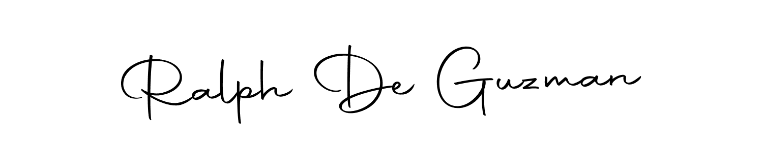 Make a beautiful signature design for name Ralph De Guzman. With this signature (Autography-DOLnW) style, you can create a handwritten signature for free. Ralph De Guzman signature style 10 images and pictures png