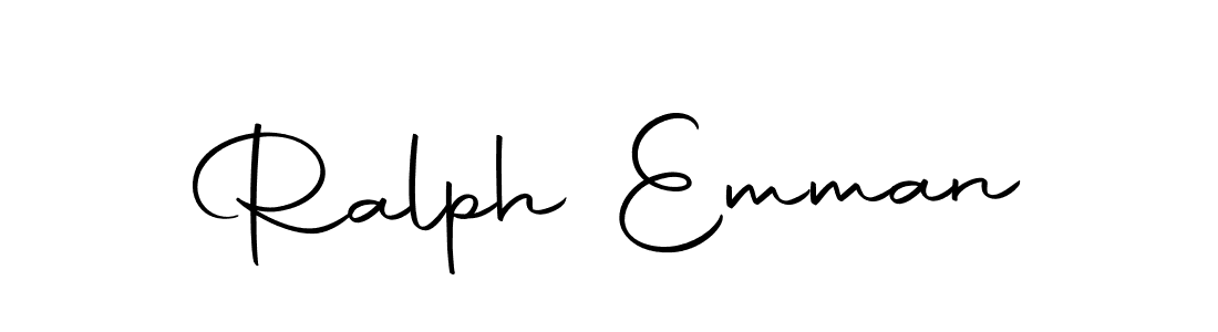 Create a beautiful signature design for name Ralph Emman. With this signature (Autography-DOLnW) fonts, you can make a handwritten signature for free. Ralph Emman signature style 10 images and pictures png