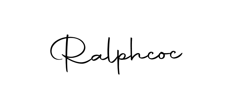 Create a beautiful signature design for name Ralphcoc. With this signature (Autography-DOLnW) fonts, you can make a handwritten signature for free. Ralphcoc signature style 10 images and pictures png