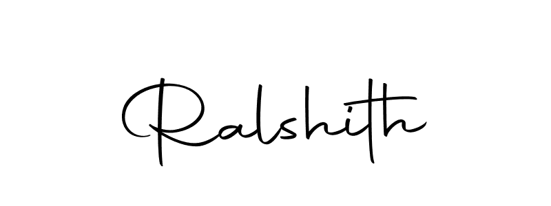 Create a beautiful signature design for name Ralshith. With this signature (Autography-DOLnW) fonts, you can make a handwritten signature for free. Ralshith signature style 10 images and pictures png