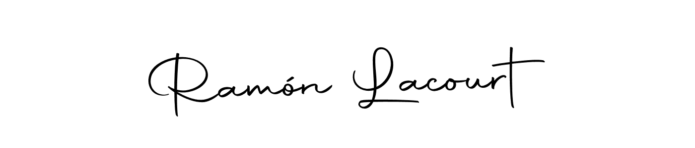 Create a beautiful signature design for name Ramón Lacourt. With this signature (Autography-DOLnW) fonts, you can make a handwritten signature for free. Ramón Lacourt signature style 10 images and pictures png