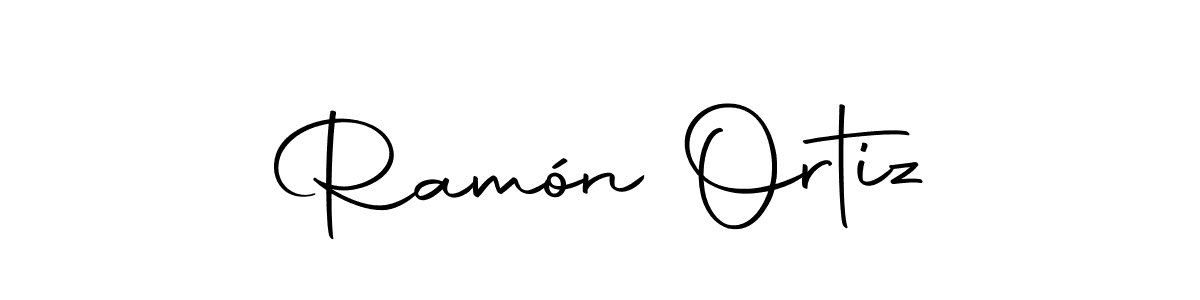 Make a beautiful signature design for name Ramón Ortiz. With this signature (Autography-DOLnW) style, you can create a handwritten signature for free. Ramón Ortiz signature style 10 images and pictures png