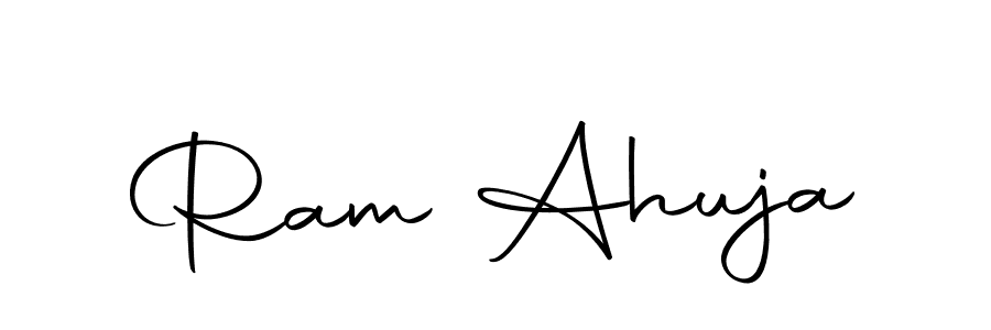 Create a beautiful signature design for name Ram Ahuja. With this signature (Autography-DOLnW) fonts, you can make a handwritten signature for free. Ram Ahuja signature style 10 images and pictures png