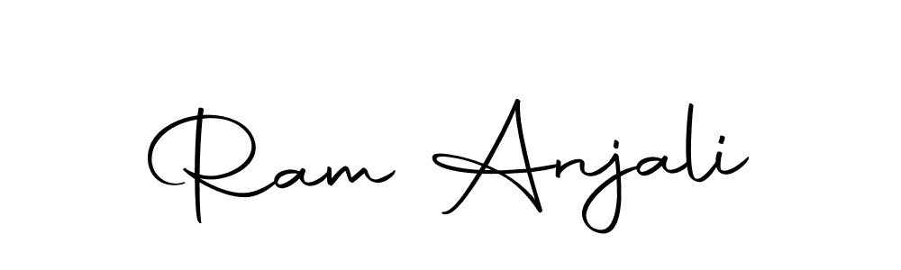 Design your own signature with our free online signature maker. With this signature software, you can create a handwritten (Autography-DOLnW) signature for name Ram Anjali. Ram Anjali signature style 10 images and pictures png