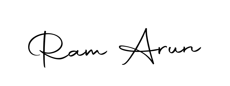 Ram Arun stylish signature style. Best Handwritten Sign (Autography-DOLnW) for my name. Handwritten Signature Collection Ideas for my name Ram Arun. Ram Arun signature style 10 images and pictures png