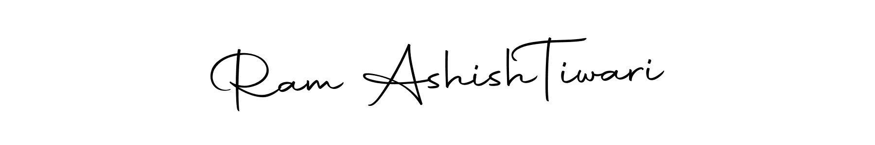 Design your own signature with our free online signature maker. With this signature software, you can create a handwritten (Autography-DOLnW) signature for name Ram Ashish  Tiwari. Ram Ashish  Tiwari signature style 10 images and pictures png