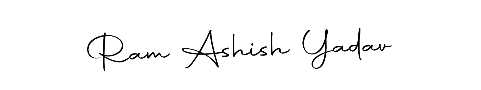 Ram Ashish Yadav stylish signature style. Best Handwritten Sign (Autography-DOLnW) for my name. Handwritten Signature Collection Ideas for my name Ram Ashish Yadav. Ram Ashish Yadav signature style 10 images and pictures png
