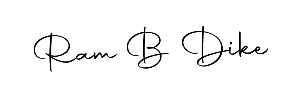 Also we have Ram B Dike name is the best signature style. Create professional handwritten signature collection using Autography-DOLnW autograph style. Ram B Dike signature style 10 images and pictures png