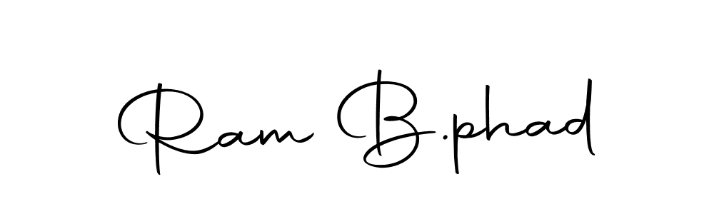 How to make Ram B.phad name signature. Use Autography-DOLnW style for creating short signs online. This is the latest handwritten sign. Ram B.phad signature style 10 images and pictures png