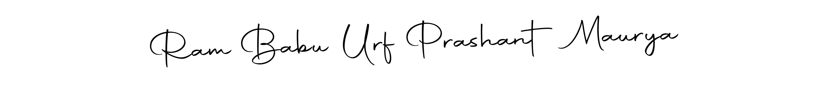 Once you've used our free online signature maker to create your best signature Autography-DOLnW style, it's time to enjoy all of the benefits that Ram Babu Urf Prashant Maurya name signing documents. Ram Babu Urf Prashant Maurya signature style 10 images and pictures png