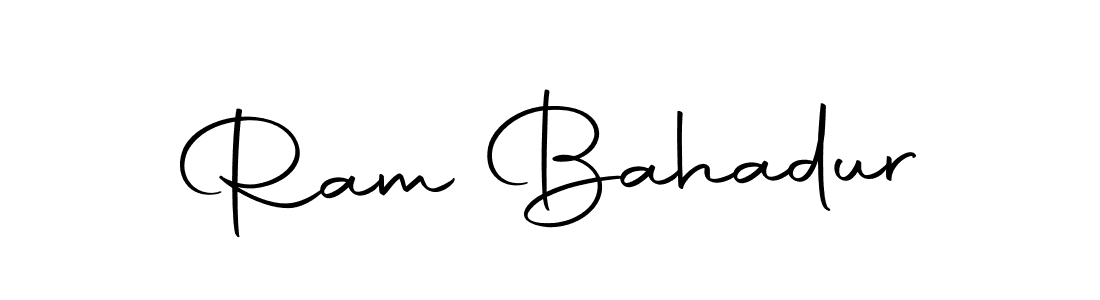 You should practise on your own different ways (Autography-DOLnW) to write your name (Ram Bahadur) in signature. don't let someone else do it for you. Ram Bahadur signature style 10 images and pictures png