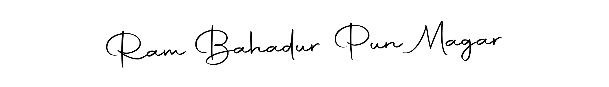 The best way (Autography-DOLnW) to make a short signature is to pick only two or three words in your name. The name Ram Bahadur Pun Magar include a total of six letters. For converting this name. Ram Bahadur Pun Magar signature style 10 images and pictures png