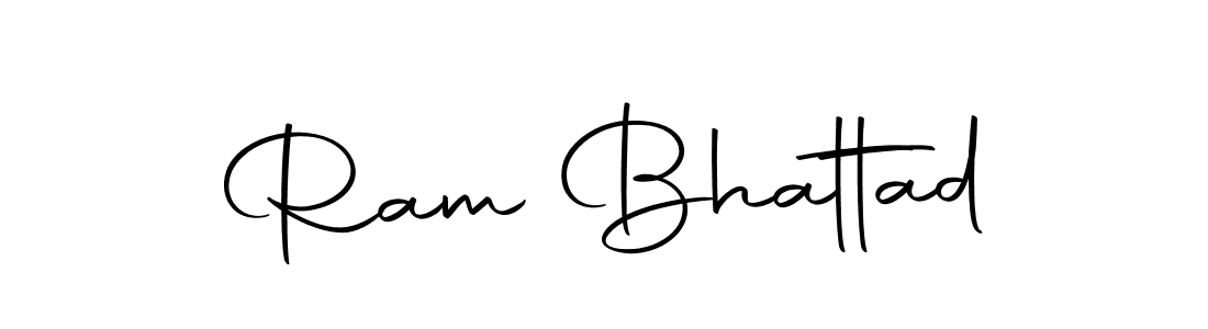 How to make Ram Bhattad name signature. Use Autography-DOLnW style for creating short signs online. This is the latest handwritten sign. Ram Bhattad signature style 10 images and pictures png