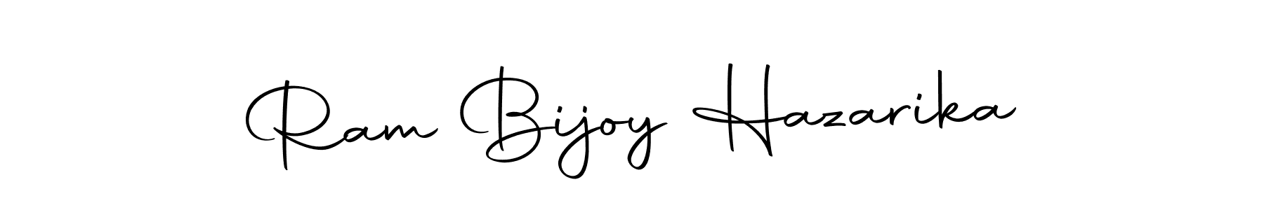 Create a beautiful signature design for name Ram Bijoy Hazarika. With this signature (Autography-DOLnW) fonts, you can make a handwritten signature for free. Ram Bijoy Hazarika signature style 10 images and pictures png