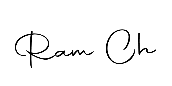 Design your own signature with our free online signature maker. With this signature software, you can create a handwritten (Autography-DOLnW) signature for name Ram Ch. Ram Ch signature style 10 images and pictures png