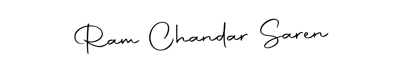 How to make Ram Chandar Saren name signature. Use Autography-DOLnW style for creating short signs online. This is the latest handwritten sign. Ram Chandar Saren signature style 10 images and pictures png