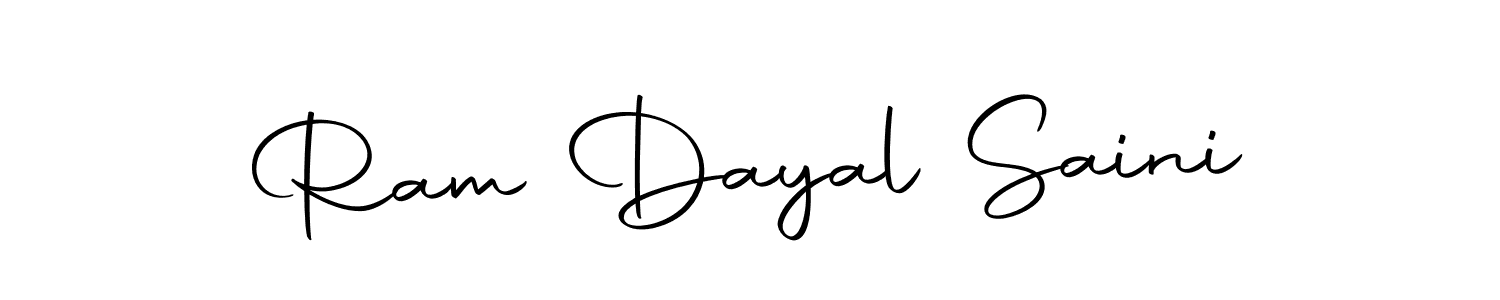 How to make Ram Dayal Saini signature? Autography-DOLnW is a professional autograph style. Create handwritten signature for Ram Dayal Saini name. Ram Dayal Saini signature style 10 images and pictures png