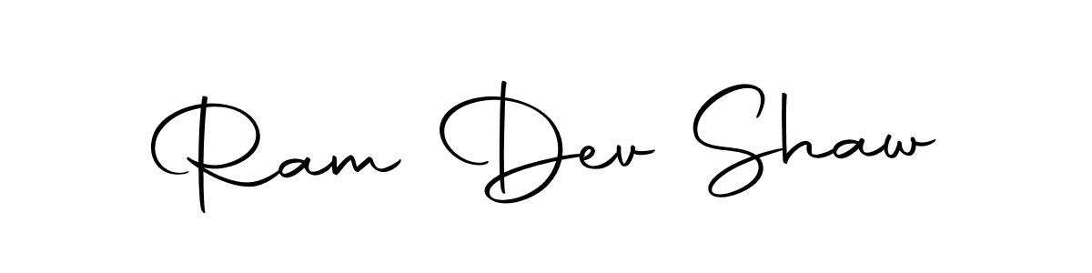 Design your own signature with our free online signature maker. With this signature software, you can create a handwritten (Autography-DOLnW) signature for name Ram Dev Shaw. Ram Dev Shaw signature style 10 images and pictures png