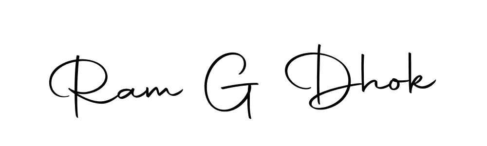 Use a signature maker to create a handwritten signature online. With this signature software, you can design (Autography-DOLnW) your own signature for name Ram G Dhok. Ram G Dhok signature style 10 images and pictures png