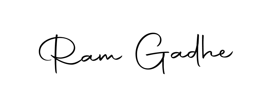 Make a beautiful signature design for name Ram Gadhe. With this signature (Autography-DOLnW) style, you can create a handwritten signature for free. Ram Gadhe signature style 10 images and pictures png