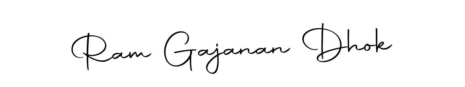 Ram Gajanan Dhok stylish signature style. Best Handwritten Sign (Autography-DOLnW) for my name. Handwritten Signature Collection Ideas for my name Ram Gajanan Dhok. Ram Gajanan Dhok signature style 10 images and pictures png