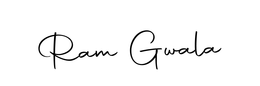 How to make Ram Gwala name signature. Use Autography-DOLnW style for creating short signs online. This is the latest handwritten sign. Ram Gwala signature style 10 images and pictures png