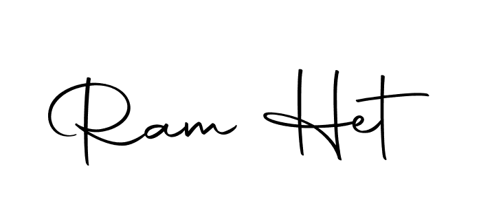 Create a beautiful signature design for name Ram Het. With this signature (Autography-DOLnW) fonts, you can make a handwritten signature for free. Ram Het signature style 10 images and pictures png