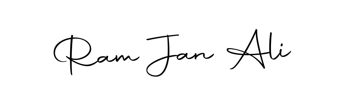 Create a beautiful signature design for name Ram Jan Ali. With this signature (Autography-DOLnW) fonts, you can make a handwritten signature for free. Ram Jan Ali signature style 10 images and pictures png