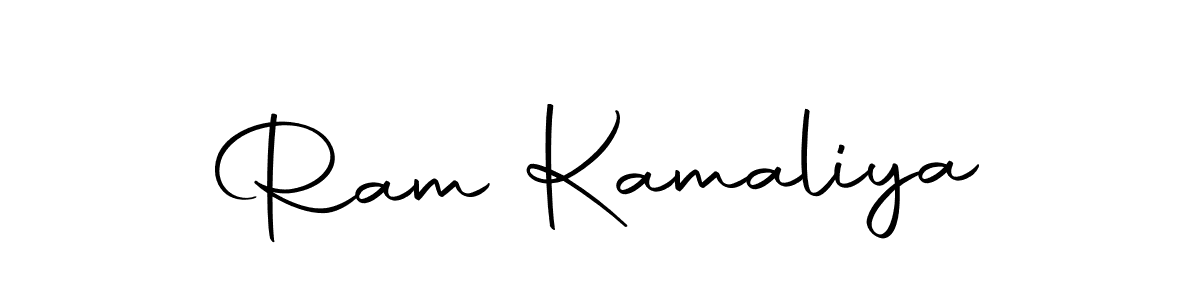 Design your own signature with our free online signature maker. With this signature software, you can create a handwritten (Autography-DOLnW) signature for name Ram Kamaliya. Ram Kamaliya signature style 10 images and pictures png