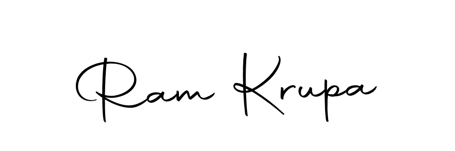 Similarly Autography-DOLnW is the best handwritten signature design. Signature creator online .You can use it as an online autograph creator for name Ram Krupa. Ram Krupa signature style 10 images and pictures png