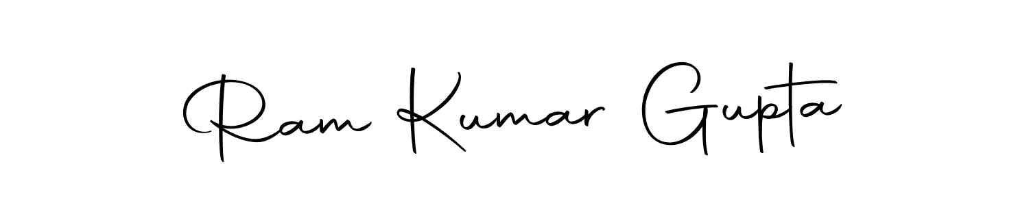 Create a beautiful signature design for name Ram Kumar Gupta. With this signature (Autography-DOLnW) fonts, you can make a handwritten signature for free. Ram Kumar Gupta signature style 10 images and pictures png