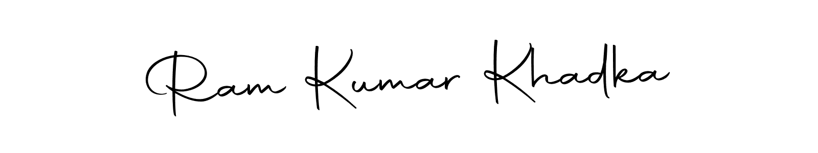 You should practise on your own different ways (Autography-DOLnW) to write your name (Ram Kumar Khadka) in signature. don't let someone else do it for you. Ram Kumar Khadka signature style 10 images and pictures png