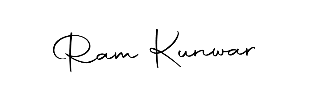 How to make Ram Kunwar name signature. Use Autography-DOLnW style for creating short signs online. This is the latest handwritten sign. Ram Kunwar signature style 10 images and pictures png