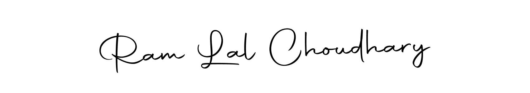 How to make Ram Lal Choudhary name signature. Use Autography-DOLnW style for creating short signs online. This is the latest handwritten sign. Ram Lal Choudhary signature style 10 images and pictures png